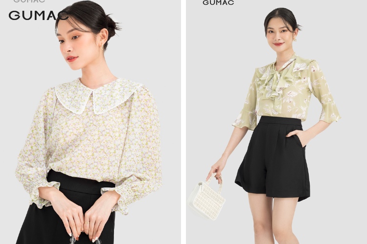 Chất vải phù hợp cho áo sơ mi cho nữ mặc vào mùa thu