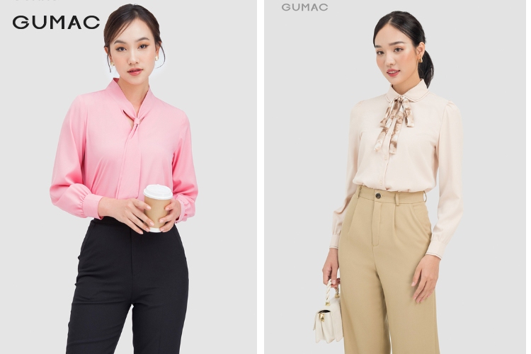 Phụ kiện phù hợp phối với áo sơ mi nữ