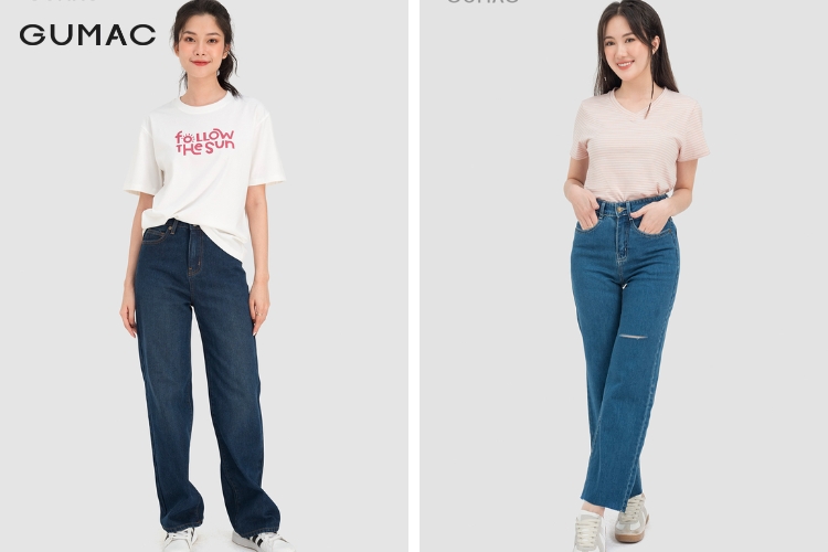 Lựa chọn kích cỡ của chiếc quần jean