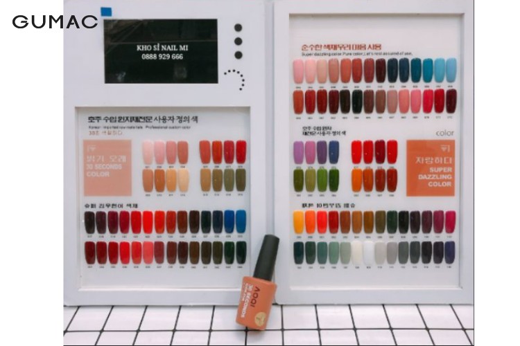 Top 25 bảng màu sơn gel đẹp cực HOT trong cộng đồng làm nail