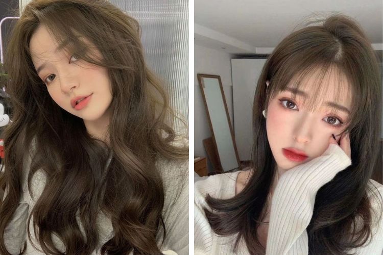 Bảng màu tóc nâu khói CỰC CHẤT, CÁ TÍNH, TÔN DA cho nàng