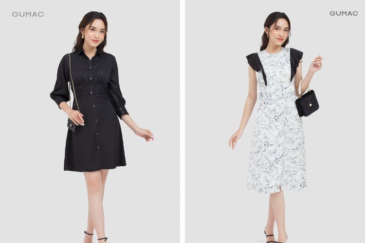bụng to nên mặc váy gì vay so mi