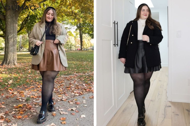 Mẫu áo blazer kèm đai cho nữ mũm mĩm