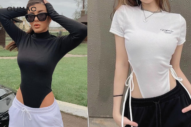 Mix bodysuit phối quần tụt khoe hông