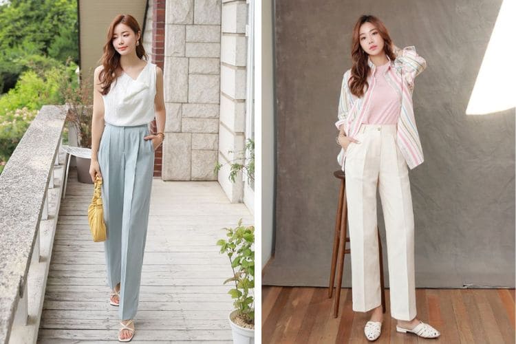 bóp ống quần vải