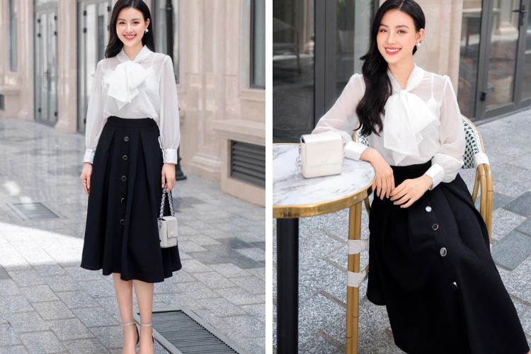 các mẫu chân váy đẹp