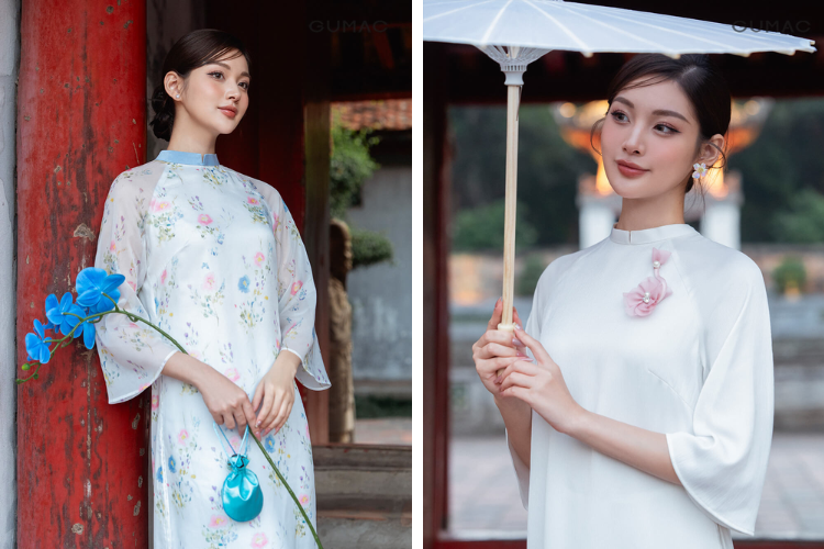 các kiểu cổ áo dài đẹp