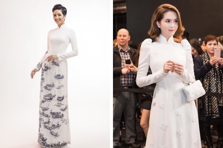 cổ áo dài truyền thống