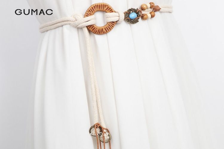 Dây nịt chất liệu cói style bohemian