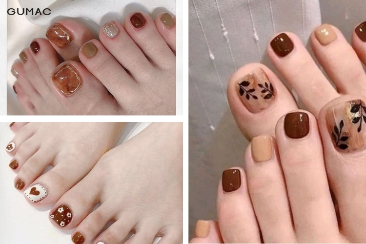mau nail chan mau nau dep