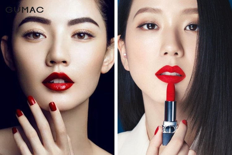 Chọn màu son phù hợp kiểu dáng của môi