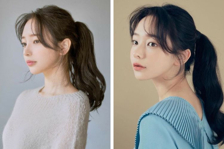 kiểu tóc đuôi ngựa sành điệu