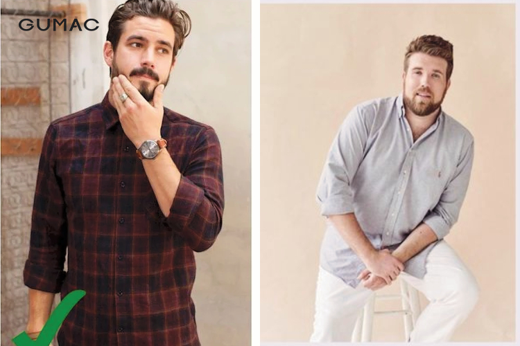 Chọn áo sơ mi cho người dáng cao to