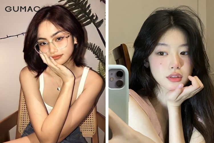 Đưa tay lên má hoặc chống cằm che bớt một phần khuôn mặt Đưa tay lên má hoặc chống cằm che bớt một phần khuôn mặt