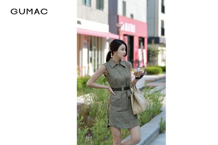 Phối thắt lưng nữ với đầm sơ mi Phối thắt lưng nữ với đầm sơ mi