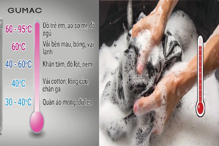 Không nên giặt áo len bằng nước nóng&nbsp;