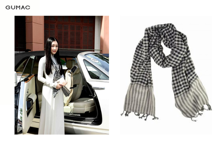 Áo dài khăn rằn