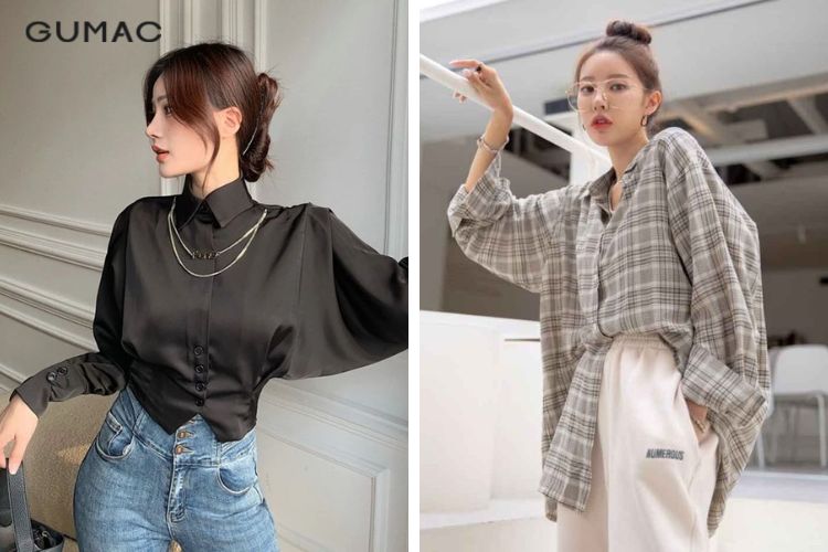 Những mẫu áo sơ mi phổ biến hiện nay
