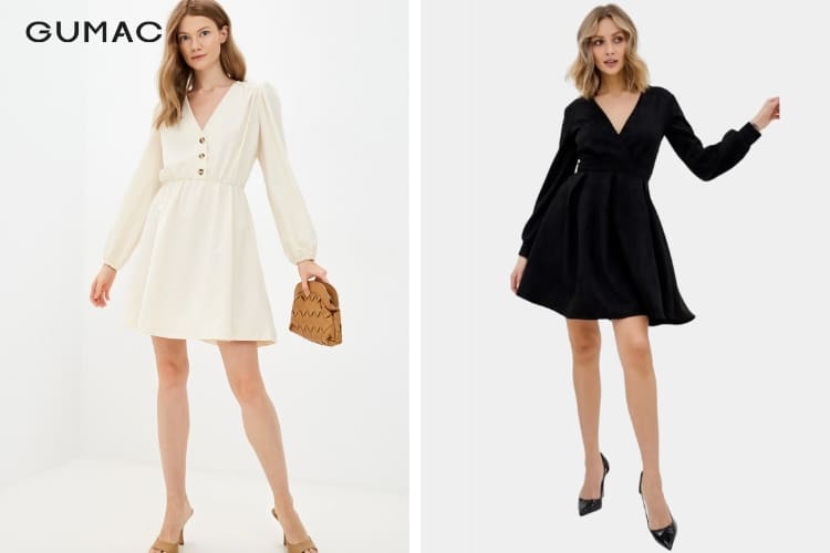 Thiết kế cổ V cho nữ 1m50