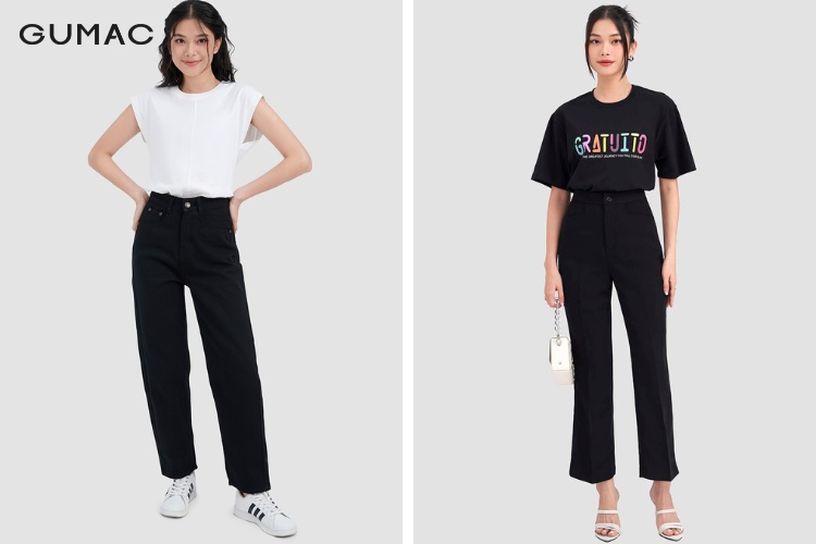 Mix quần jeans và áo thun cho thời trang tuổi 20 mix quan jean va ao thun thoi trang tuoi 20
