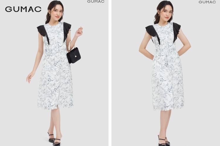 Lựa chọn giày loafer đi cùng với đầm sơ mi