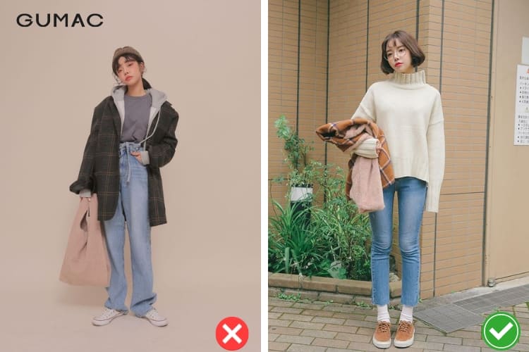 Chọn outfit theo kiểu layering