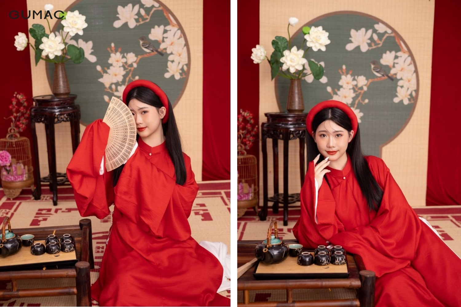 tao dang chup anh ao dai tet o studio