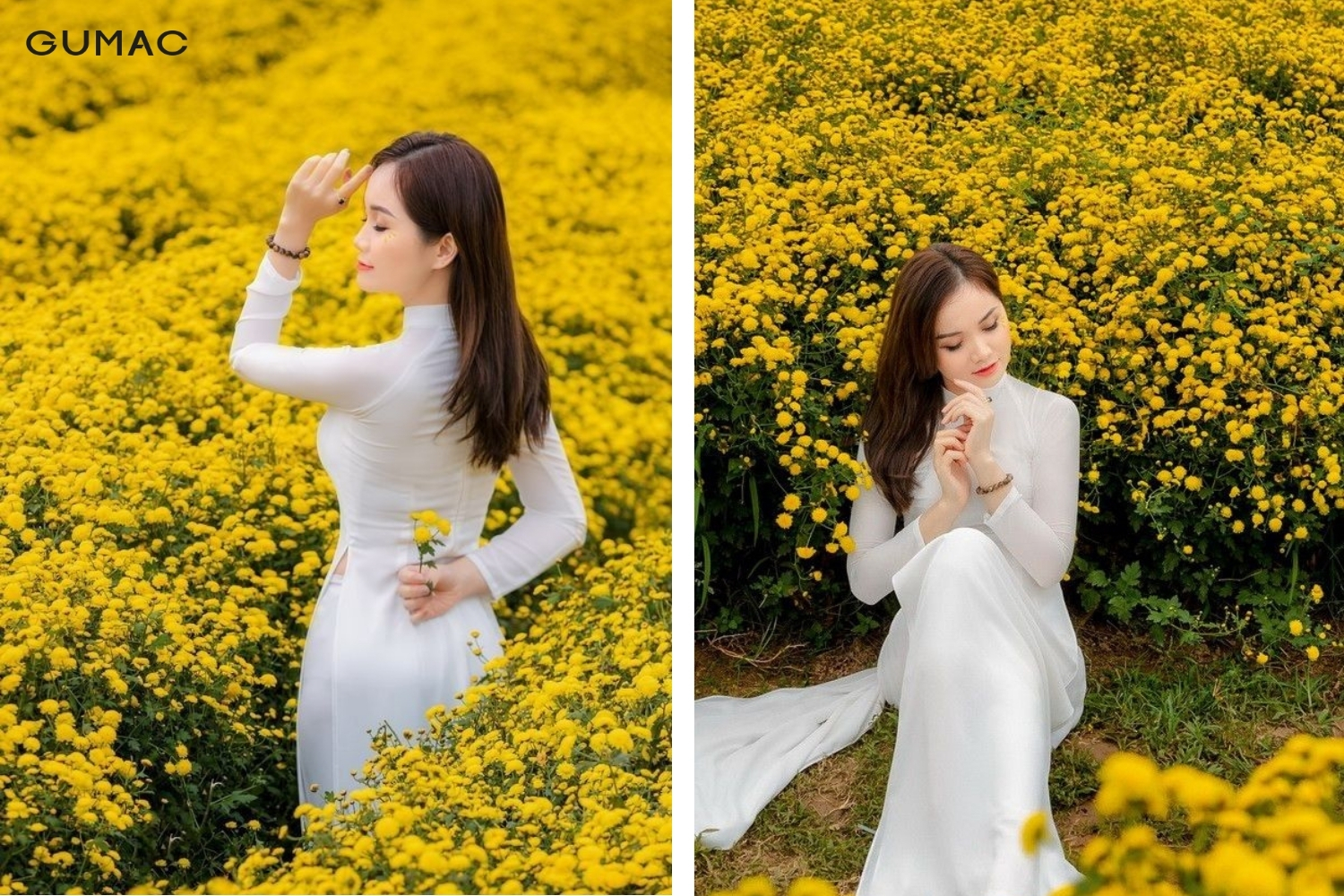 tao dang chup hinh tet o canh dong hoa