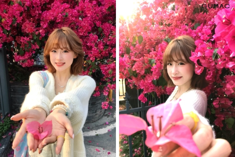 dang pose hai hoa giay dep cho chi em