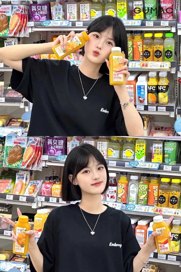 tao dang chup anh voi do uong trong sieu thi