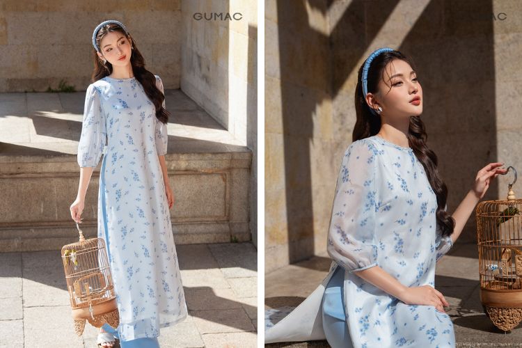 tạo dáng phong cách cổ điển với áo dài cách tân