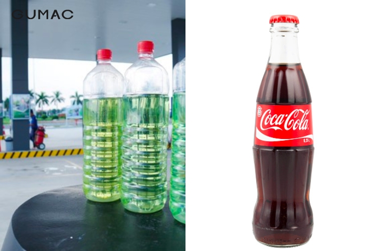 Cách tẩy quần áo màu bị mốc đen bằng xăng và nước Coca
