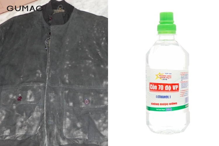 Mẹo tẩy mốc quần áo màu bằng cồn