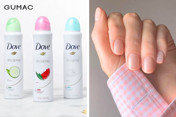 Cách tẩy sơn móng tay bằng bình xịt khử mùi