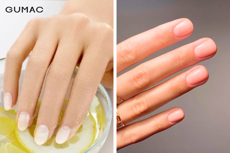 Cách tẩy sơn móng tay hỗn hợp chanh và giấm