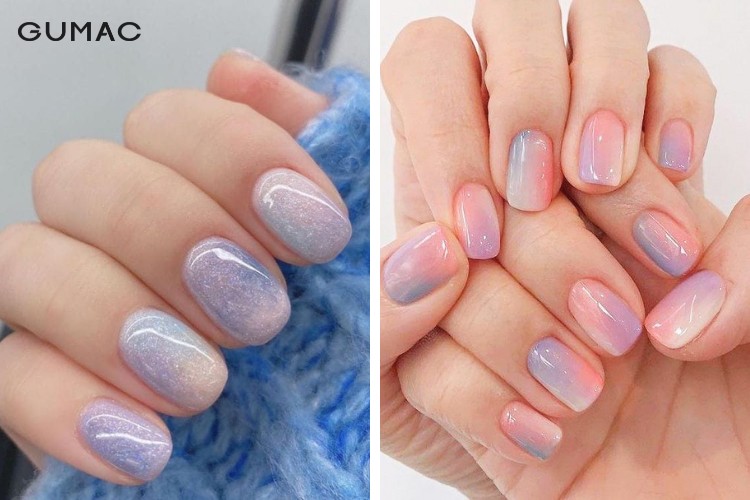 Cách trang trí móng tay ombre