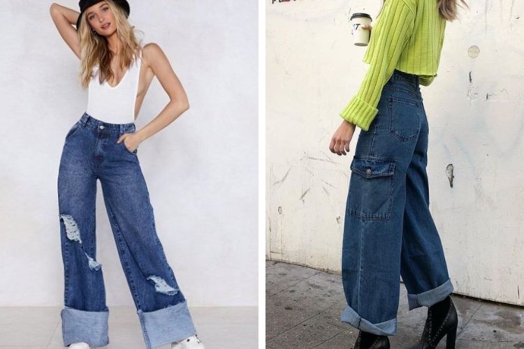 cách xắn ống quần jean sành điệu