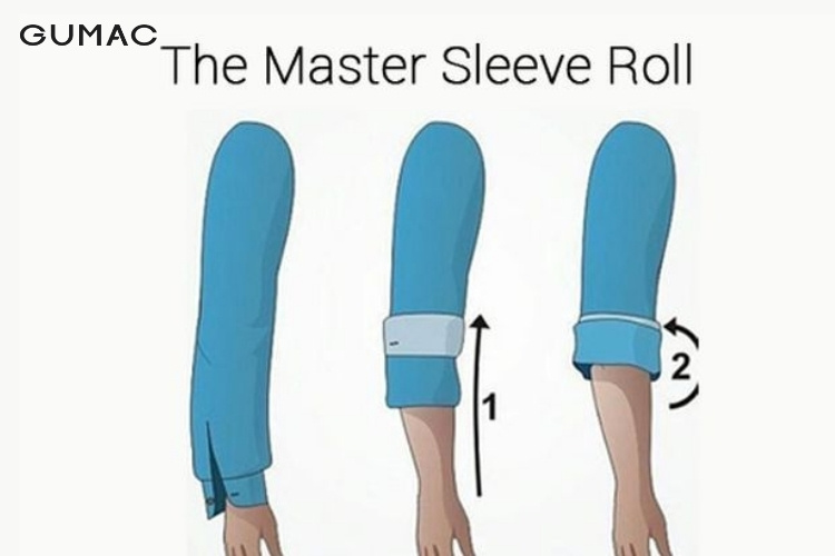 Xắn tay áo sơ mi kiểu The Master Sleeve Role