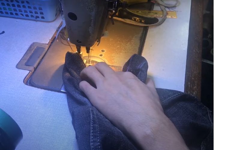 may lên lai phần đánh dấu