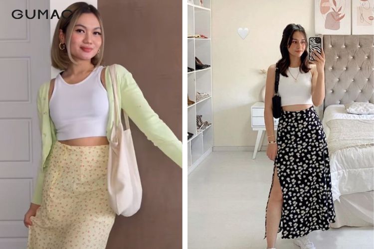 Chân Váy Hoa Nhí Vintage Họa Tiết Hoa Nhí Hai Lớp - Chân Váy Ngắn Phong  Cách Hàn Quốc Chất Vải Voan Nhật 2 Lớp | Shopee Việt Nam