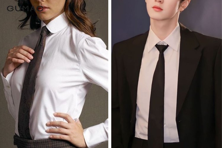 chọn cà vạt cho áo sơ mi trắng