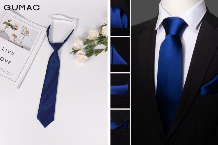 Chọn cà vạt màu xanh da trời