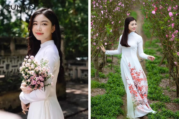 Lựa chọn áo dài truyền thống tạo sự thùy mị Lựa chọn áo dài truyền thống tạo sự thùy mị