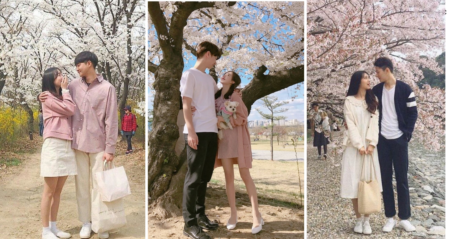 dang chup dung canh nguoi yeu nhin vao mat nhau