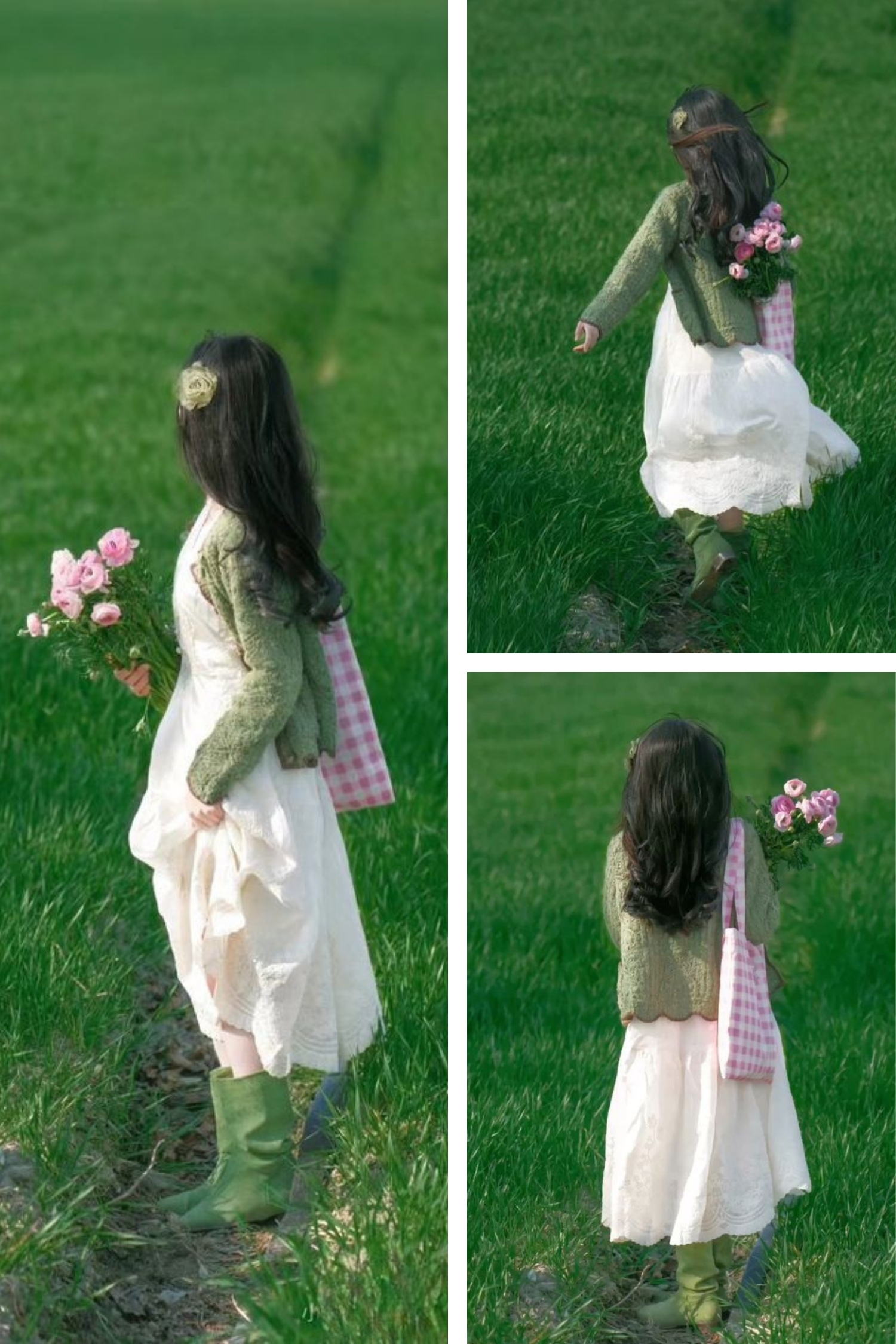 tao dang concept nang tho voi canh dong xanh