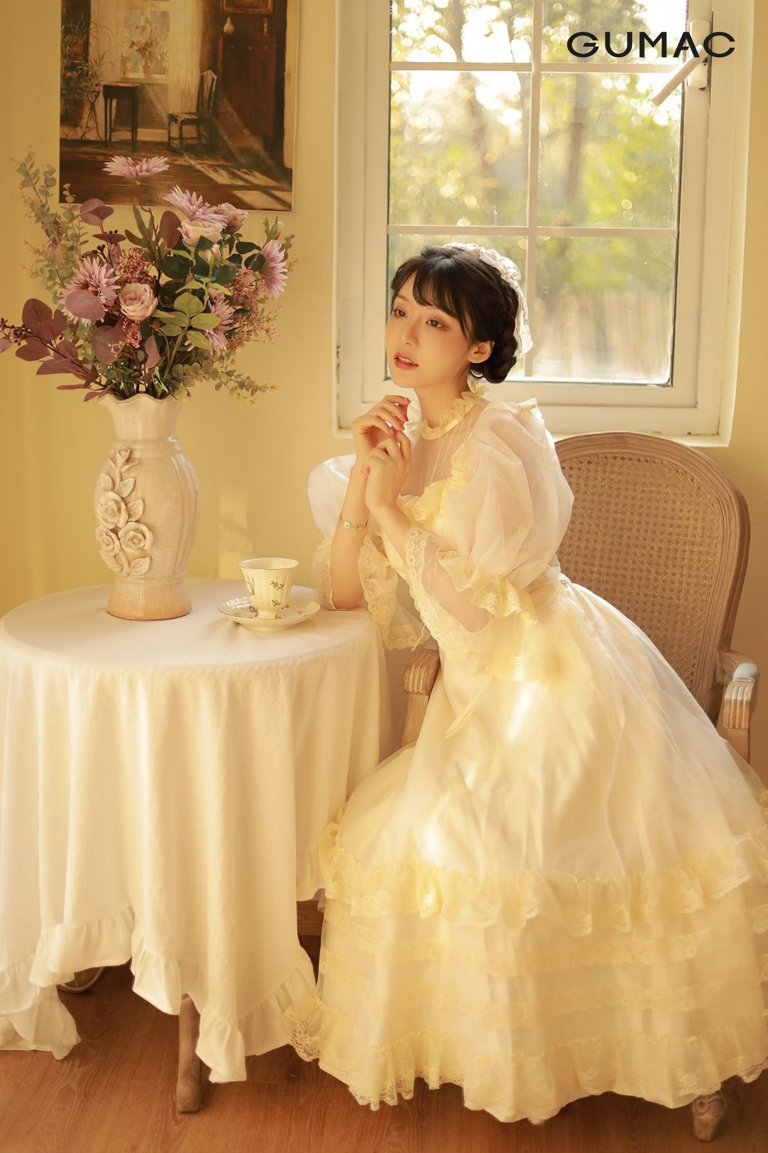 concept chup anh nang tho vintage