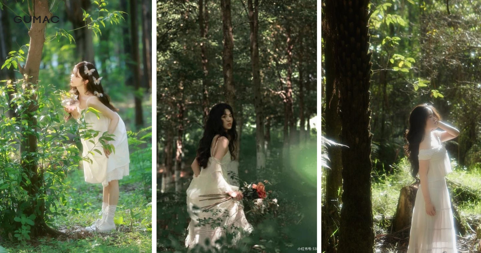 concept chup anh nang tho trong rung