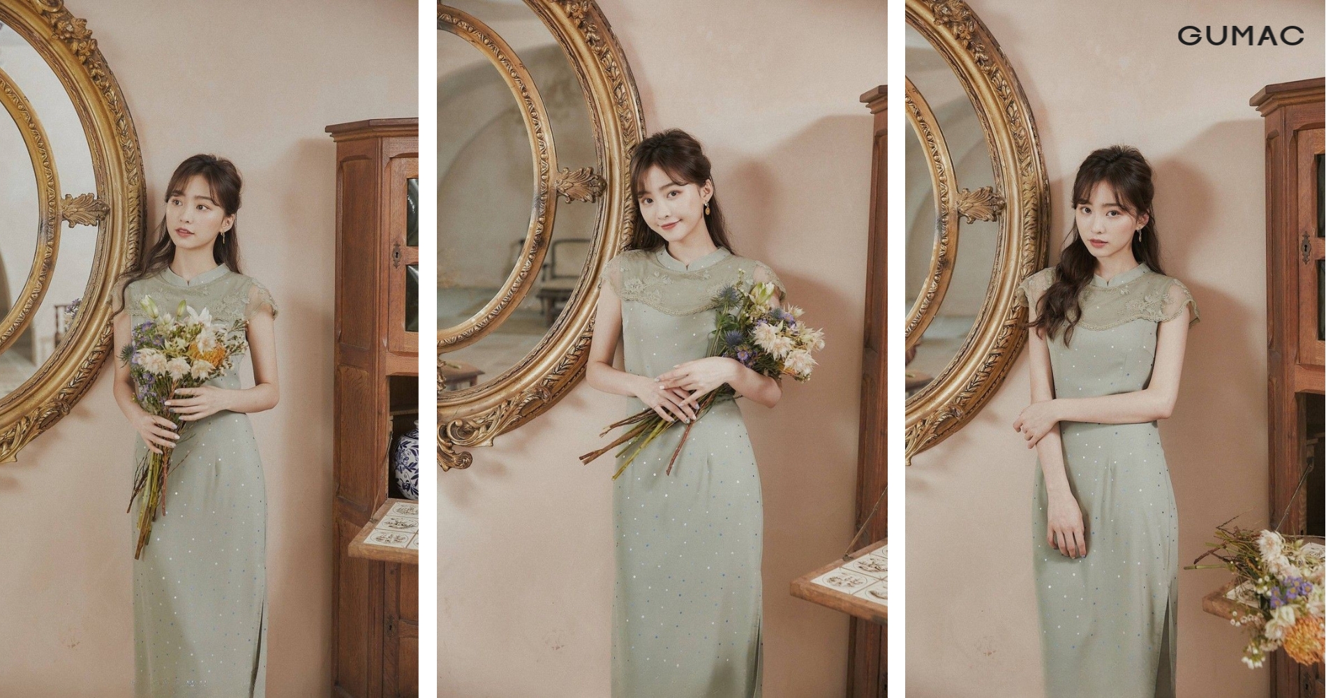 concept chup anh nang tho cung guong dep