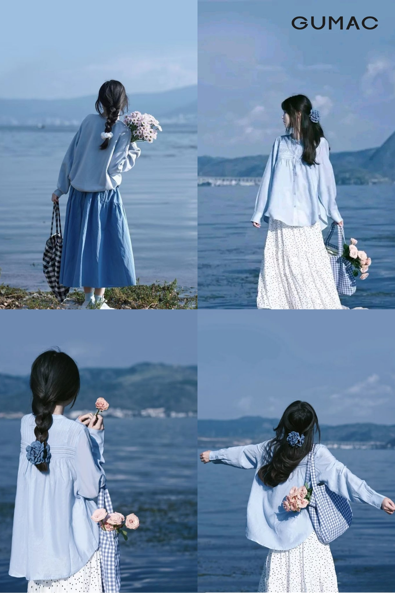 chup anh concept nang tho voi bien tho mong