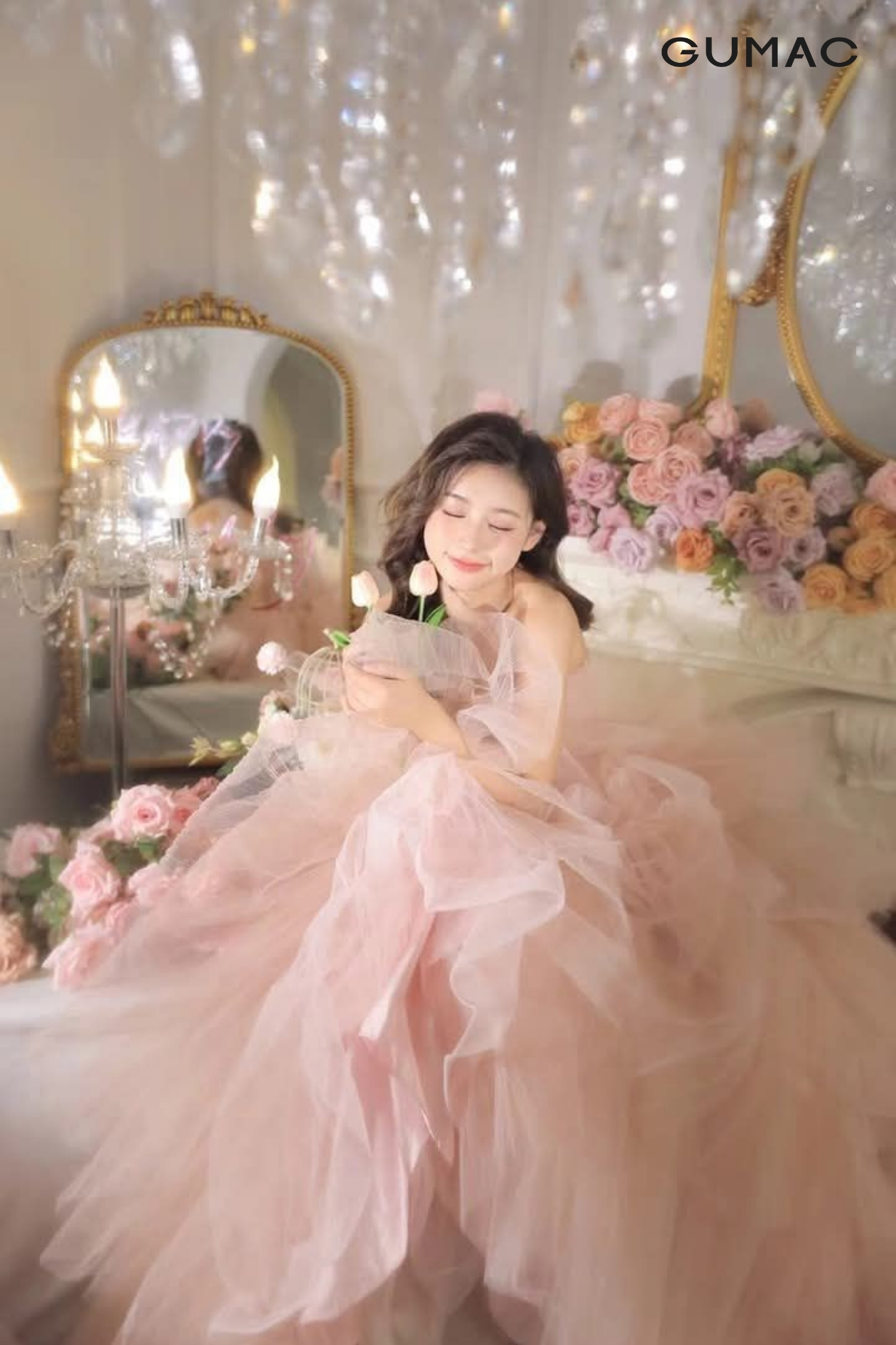 chup anh concept nang tho voi vay cong chua